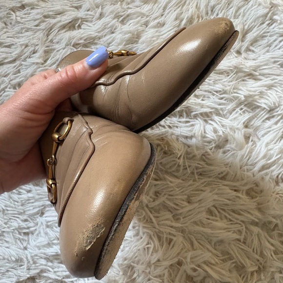 GUCCI Princetown Leather Mules size 37.5 - Picture 9 of 11
